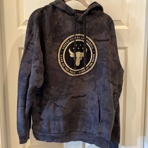 Under Armour Freedom hoodie - Men's size large Grey/Black Camo